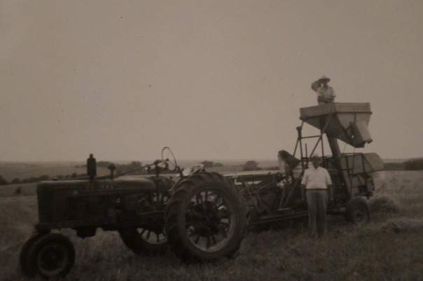 H.F. Wanrow_Tractor & Gleaner combine