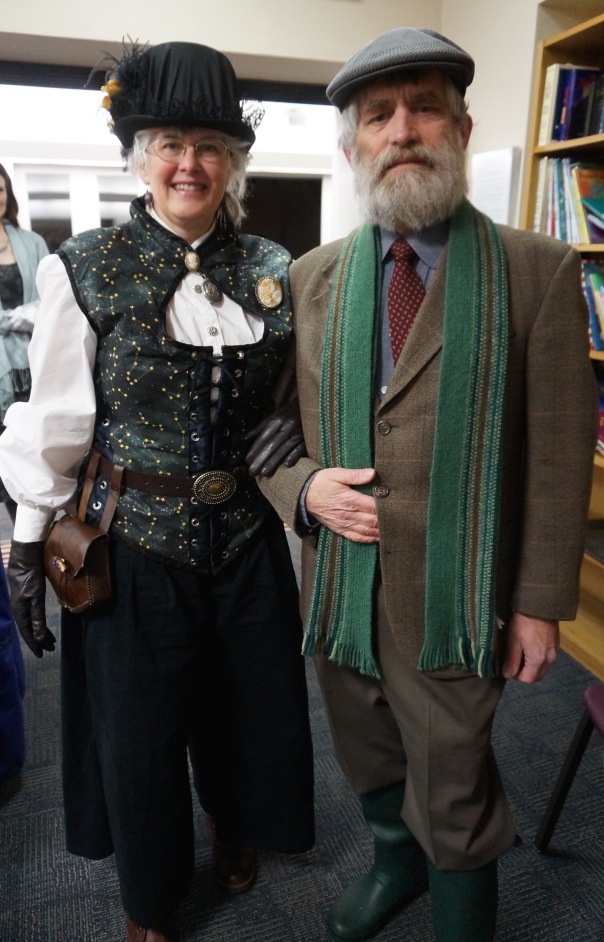Laurel Wanrow in Victorian Steampunk costume.